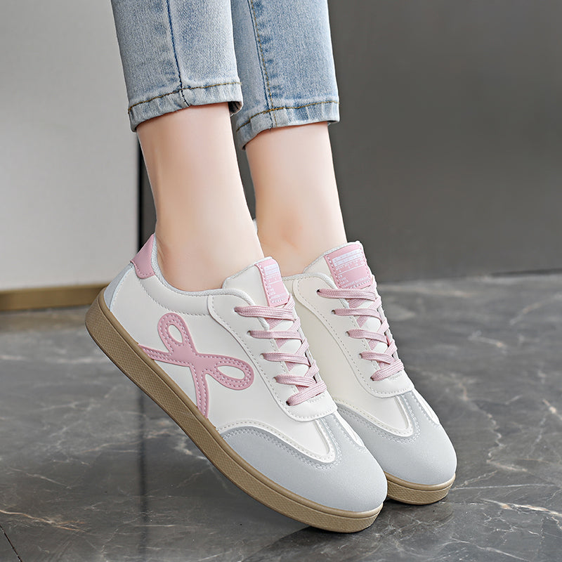 Modern Chic All-Season PU/Artificial Leather/Microfiber Leather Women's Skate Shoes | Color: Pink | Image 3