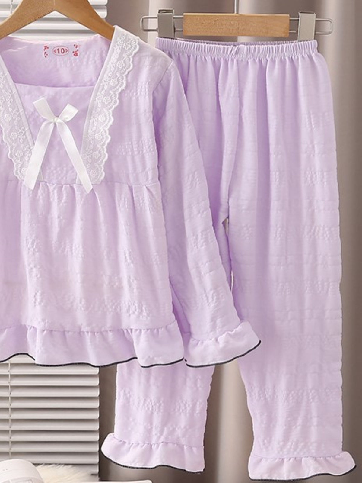 Sweet & Cute Autumn 2-Piece Girls' Pajama Set, Ages 3-13 | Color: Style 3 | Image 2