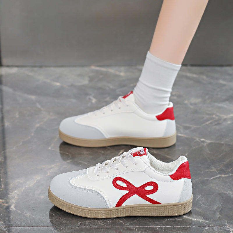 Modern Chic All-Season PU/Artificial Leather/Microfiber Leather Women's Skate Shoes | Color: Red | Image 1