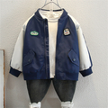 Modern Chic All-Season Trendy Spring Boys' Jacket, Ages 2-11 | Color: Navy | Image 1