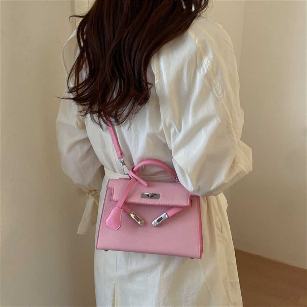 Modern Chic All-Season PU/Artificial Leather/Microfiber Leather Women's Handbags Other Bags | Color: Deep Pink | Image 2
