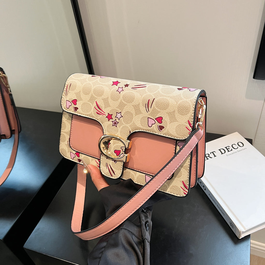 Modern Chic All-Season PU/Artificial Leather/Microfiber Leather Women's Shoulder Bags Other Bags | Color: Pink | Image 3