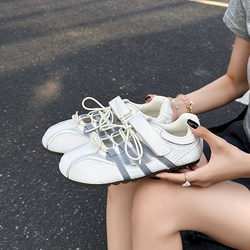 Modern Chic All-Season PU/Artificial Leather/Microfiber Leather Women's Casual Shoes | Color: Grey | Image 1