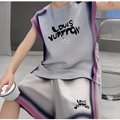 Trendy Summer 2-Piece Boys' Pants Suit, Ages 5-12 | Color: Grey | Image 1