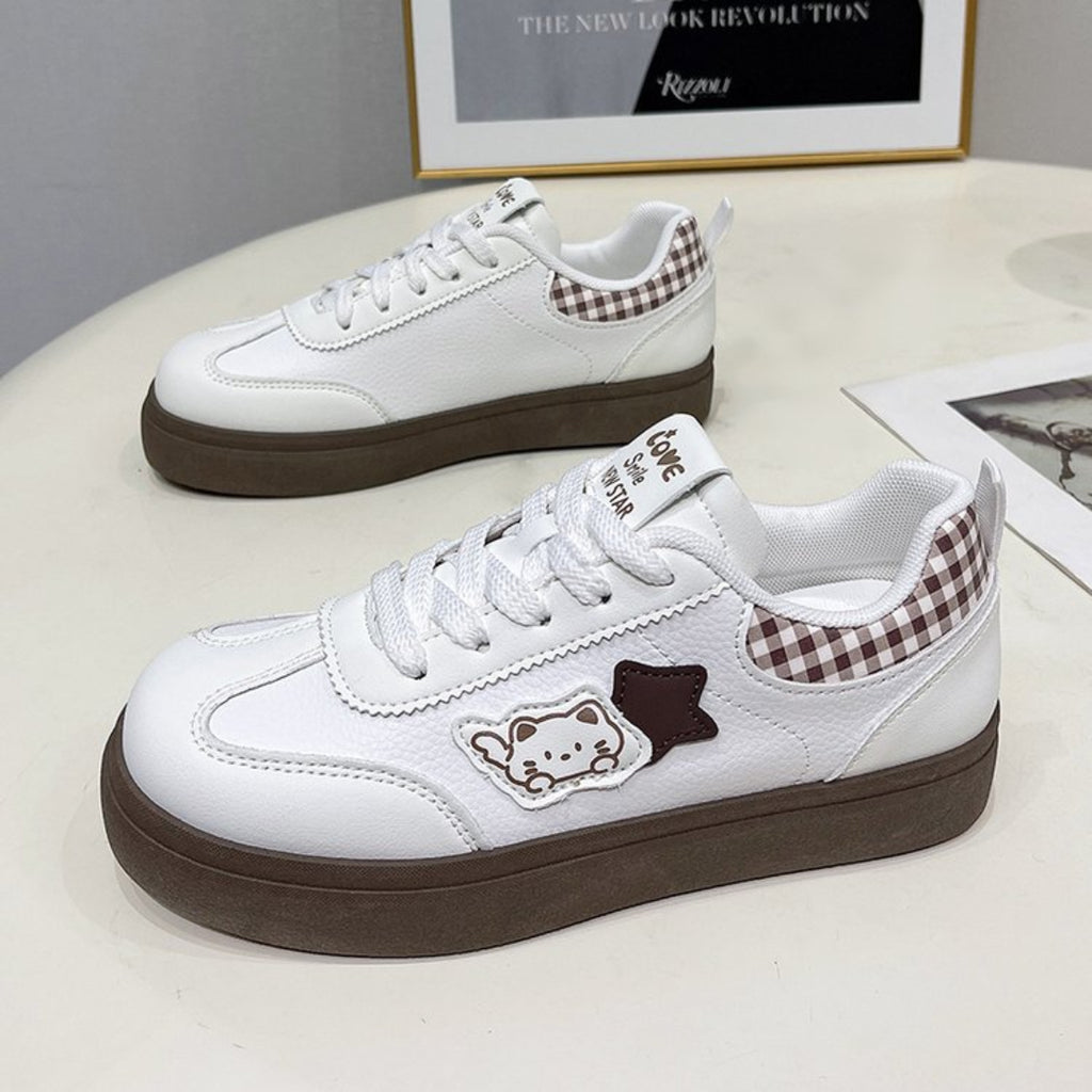 Modern Chic All-Season Others Women's Skate Shoes | Color: Khaki | Image 2