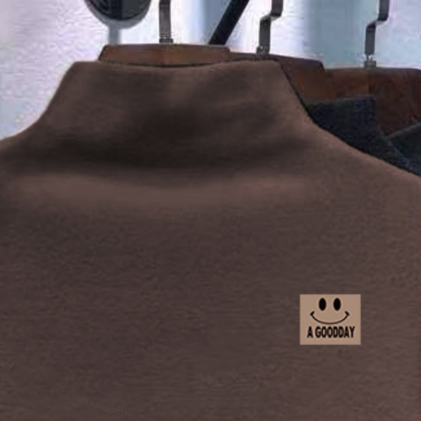 Minimalist Winter Unisex Kids' T-Shirt, Ages 3-14 | Color: Brown | Image 3