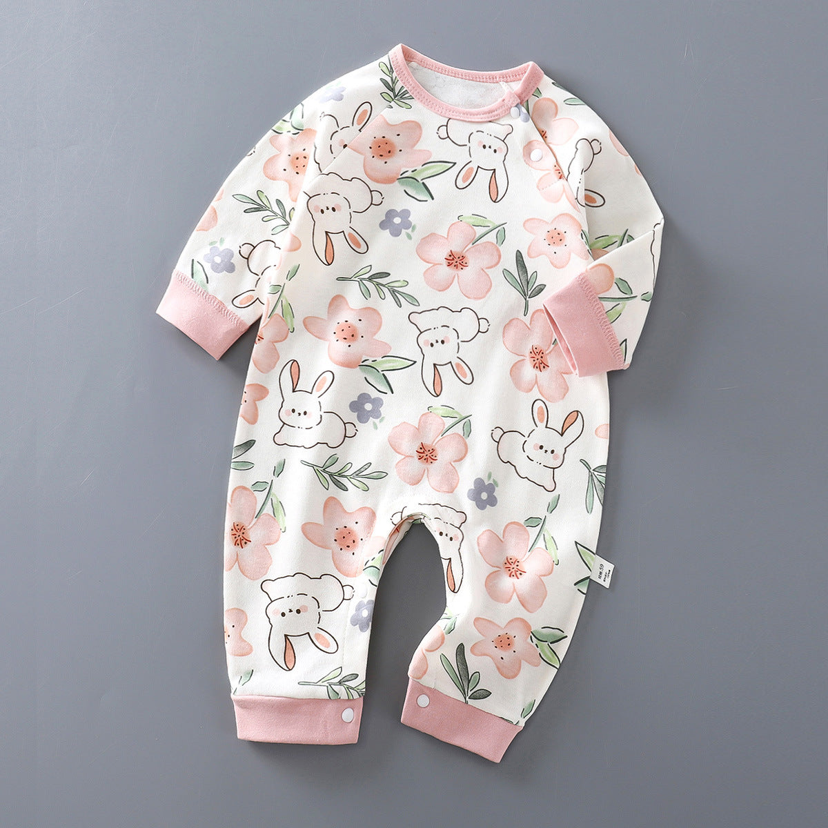 Minimalist Autumn Unisex Baby Jumpsuit, Ages 1-24 Months | Color: Style 1 | Image 1