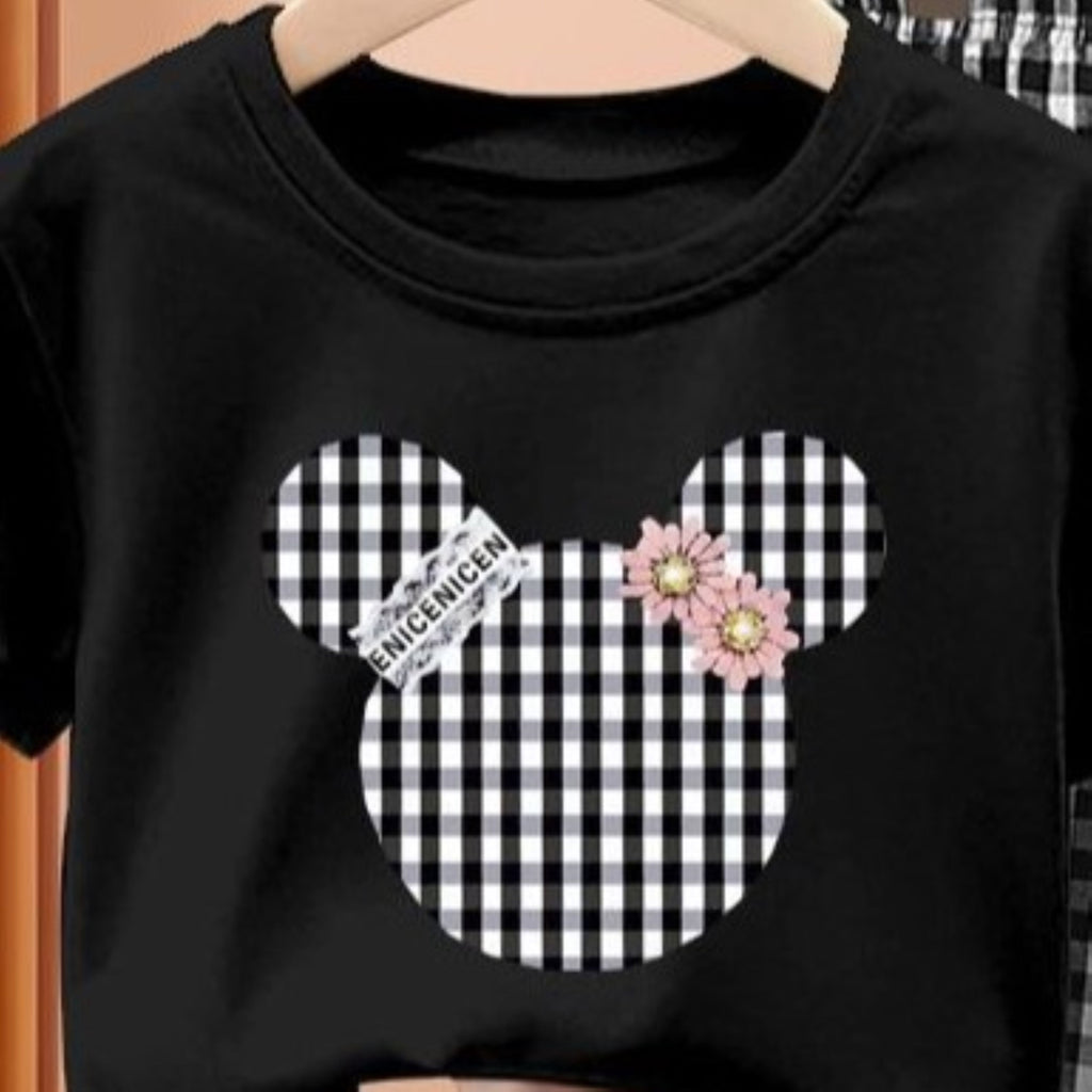 Modern Chic All-Season Minimalist Summer 2-Piece Unisex Kids' Pants Suit, Ages 2-11 | Color: Black | Image 3