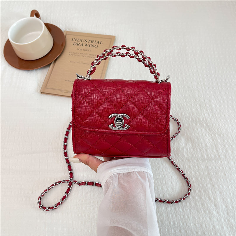 Modern Chic All-Season PU/Artificial Leather/Microfiber Leather Women's Handbags Other Bags | Color: Red | Image 1