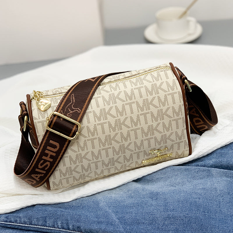 Modern Chic All-Season PU/Artificial Leather/Microfiber Leather Women's Crossbody Bags Mom Bags | Color: Beige | Image 1