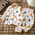 Casual Sporty Summer 2-Piece Unisex Kids' Pajama Set, Ages 2-13 | Color: Style 1 | Image 1