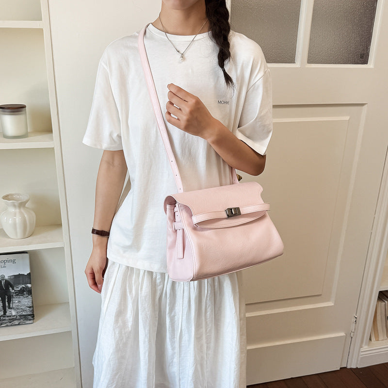 Modern Chic All-Season PU/Artificial Leather/Microfiber Leather Women's Crossbody Bags Other Bags | Color: Pink | Image 1