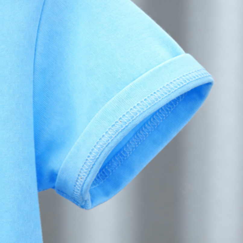 Modern Chic All-Season Minimalist Summer 2-Piece Boys' Pants Suit, Ages 2-9 | Color: Blue | Image 2