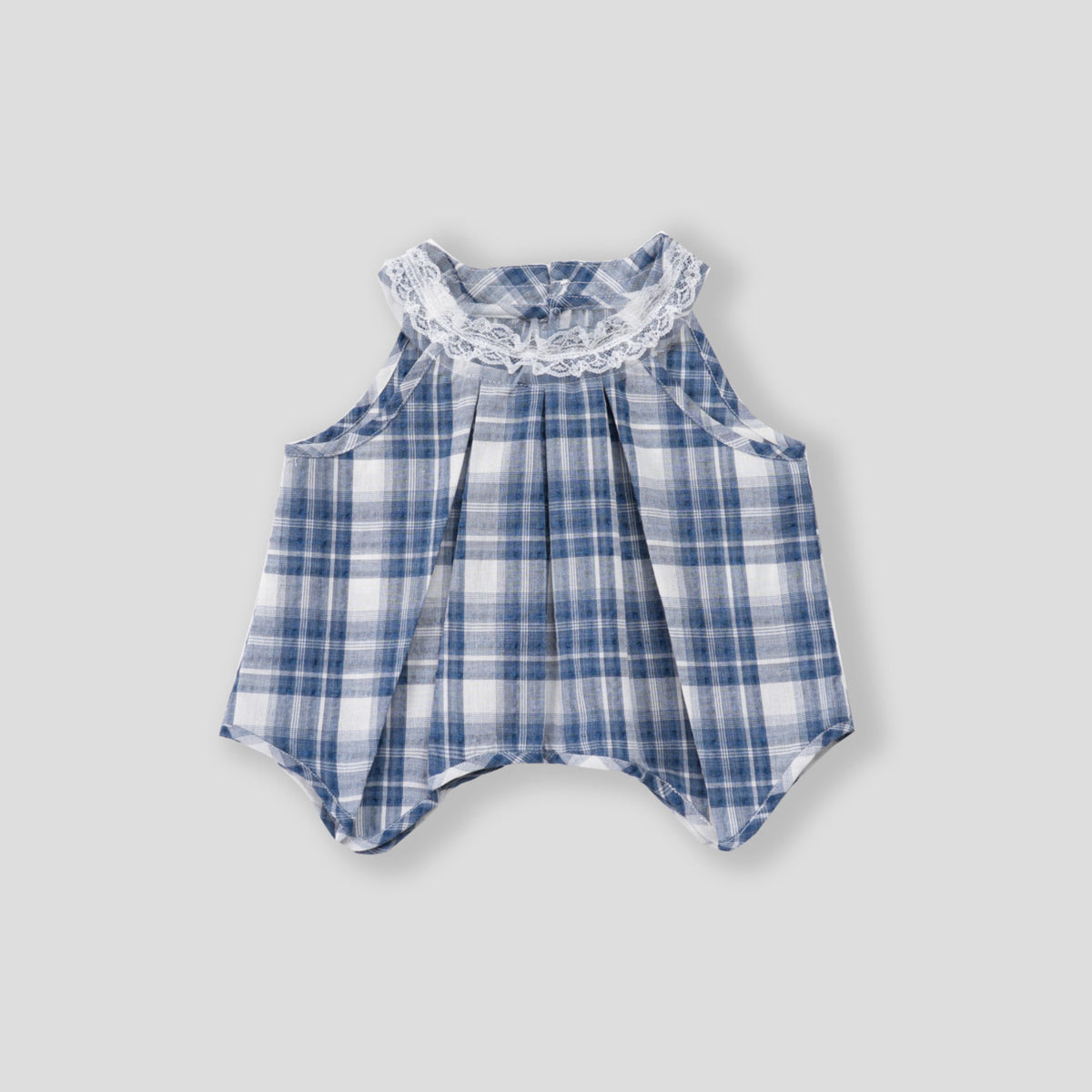 Casual Sporty Summer 2-Piece Girls' Pants Suit, Ages 2-9 | Color: Blue | Image 3