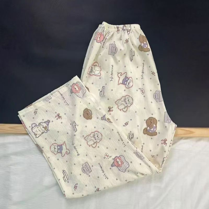 Sweet Feminine All-Season Women 's Sleep Bottom | Color: Style 4 | Image 1