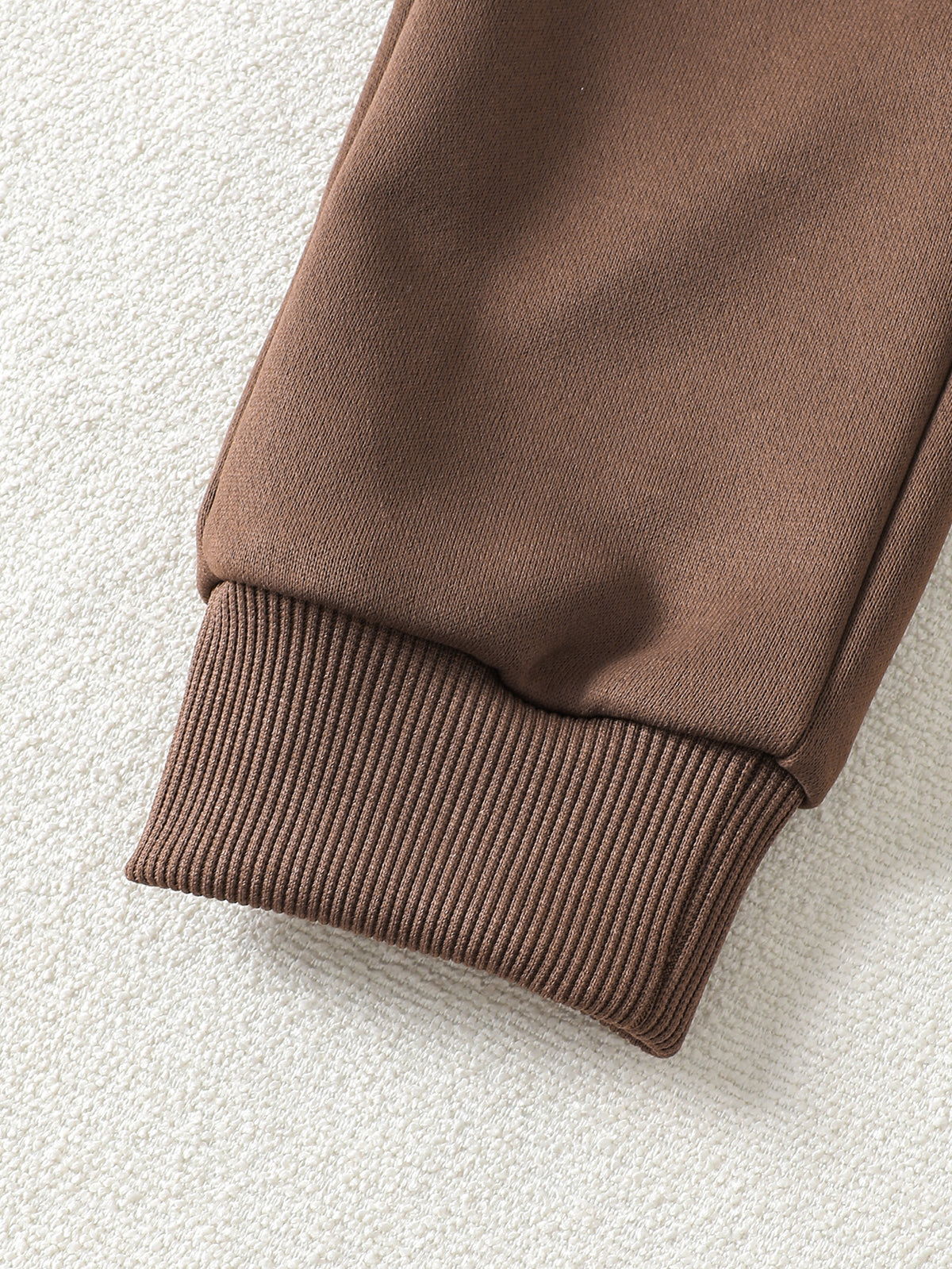 Casual Sporty Autumn 2-Piece Boys' Pants Suit, Ages 2-7 | Color: Coffee&Green | Image 2