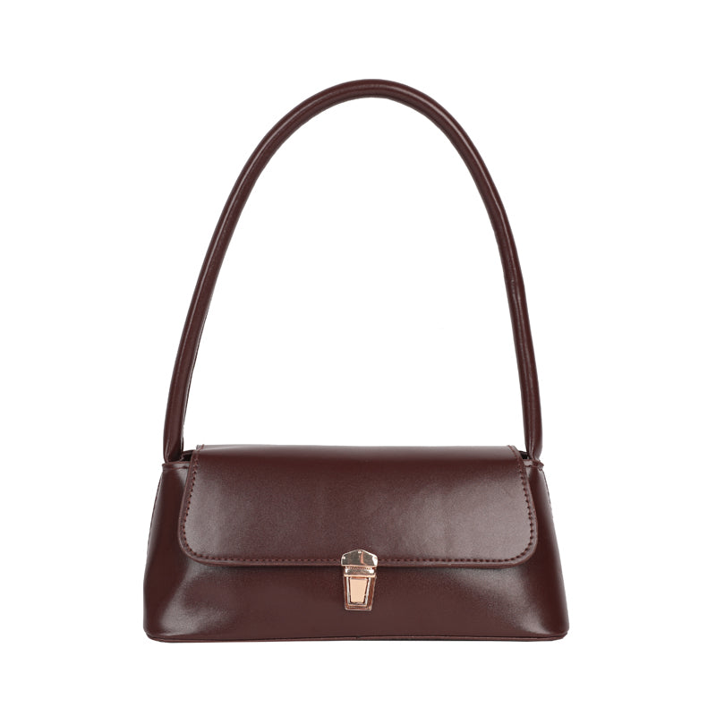 Modern Chic All-Season PU/Artificial Leather/Microfiber Leather Women's Shoulder Bags Underarm Bags | Color: Deep Brown | Image 1