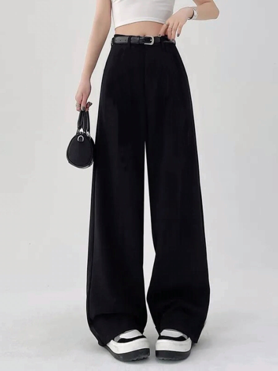 Minimalist All-Season Trousers | Color: Black | Image 1