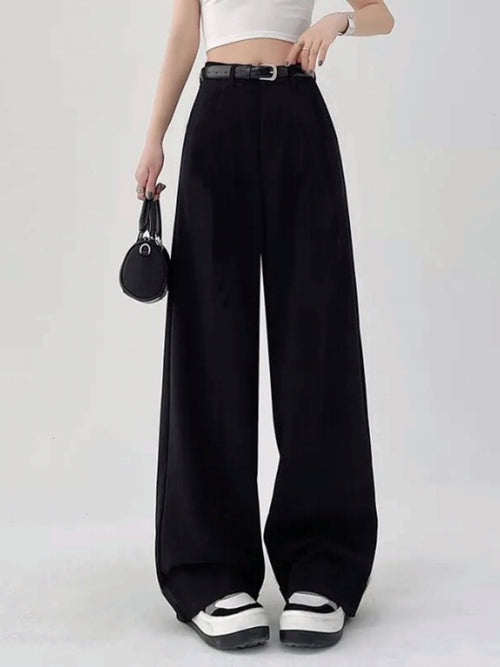 Minimalist All-Season Trousers | Color: Black | Image 1