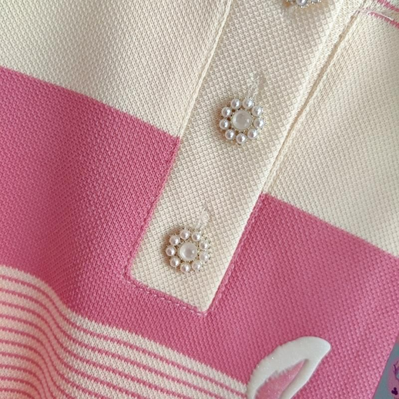 Sweet & Cute Summer Girls' Tee Dress, Ages 3-14 | Color: Pink | Image 2