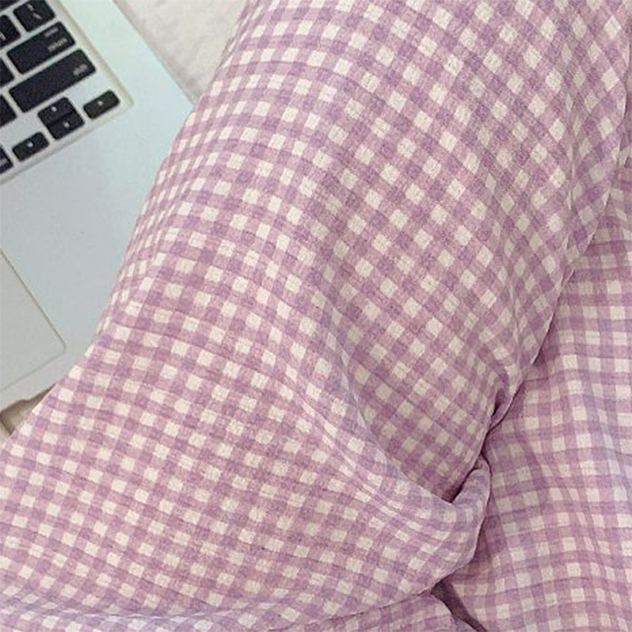 Minimalist All-Season Women 's Sleep Bottom | Color: Light Purple | Image 3