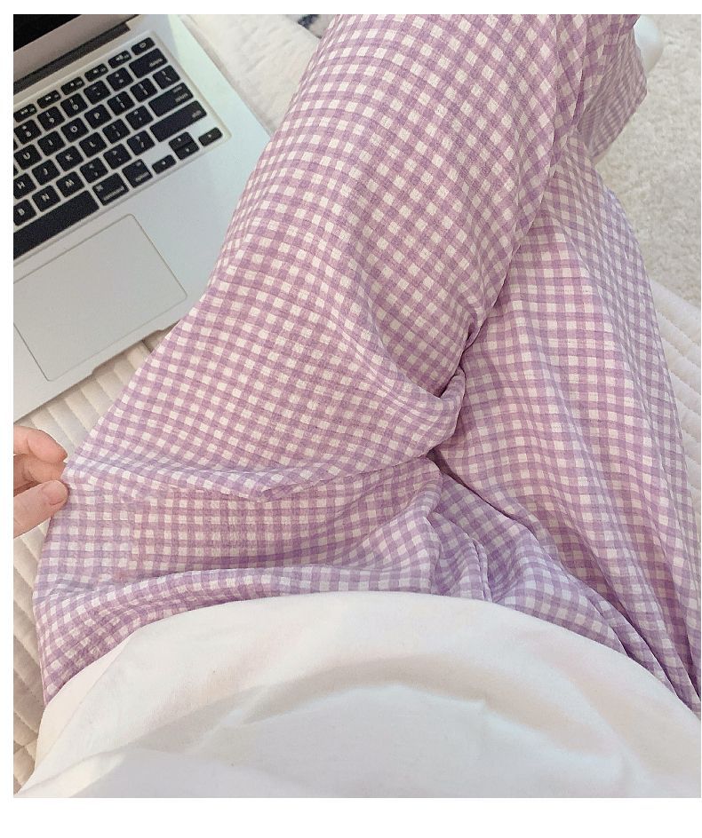 Minimalist All-Season Women 's Sleep Bottom | Color: Light Purple | Image 1