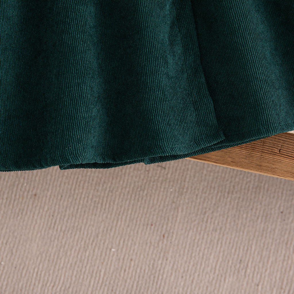 Elegant Autumn Baby Girls' Dress, Ages 1-24 Months | Color: Dark Green | Image 2