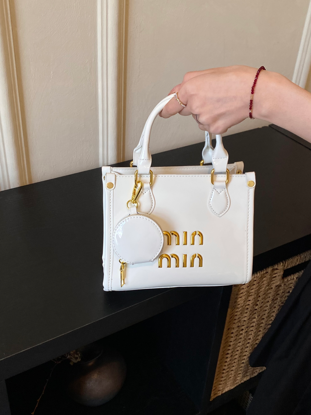 Modern Chic All-Season PU/Artificial Leather/Microfiber Leather Women's Shoulder Bags Other Bags | Color: White | Image 2
