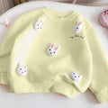 Sweet & Cute Autumn Girls' Sweatshirt, Ages 2-7 | Color: White | Image 1