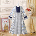 Minimalist Spring Girls' National Costume, Ages 4-13 | Color: Blue | Image 1
