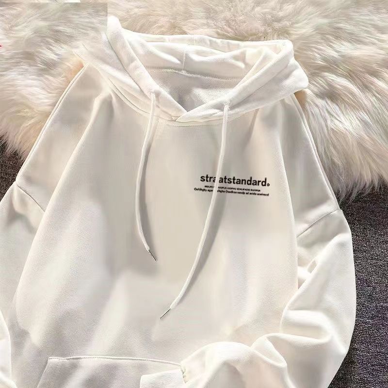 Streetwear Autumn Hoodie | Color: White | Image 1