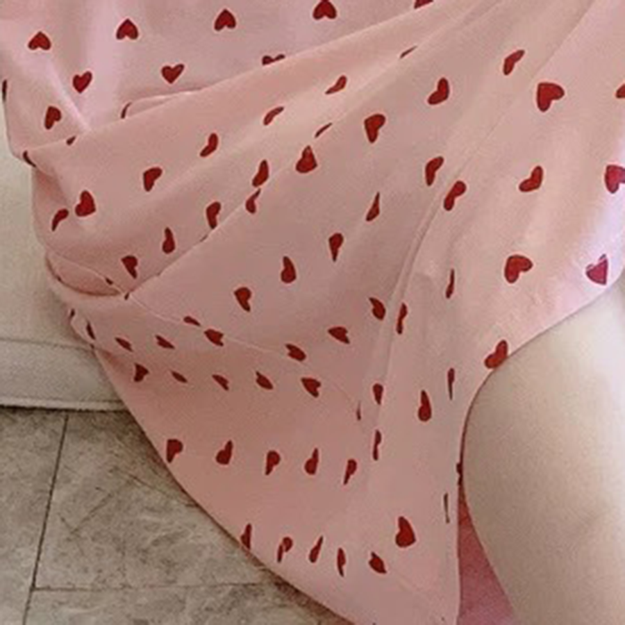 Sweet & Cute Summer Women 's Short  Sleeve Sleep Dress | Color: Style 3 | Image 3