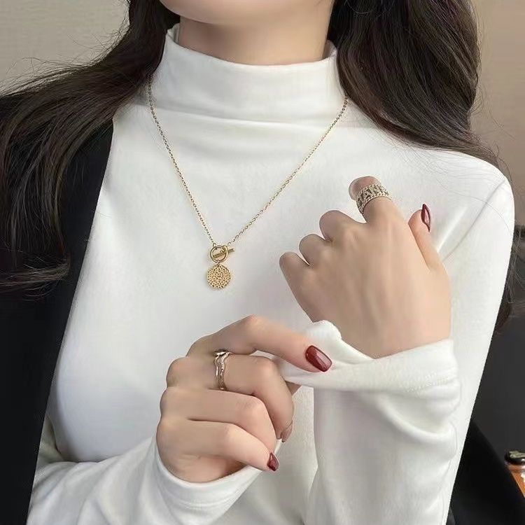 Minimalist Winter T-Shirt | Color: White | Image 1