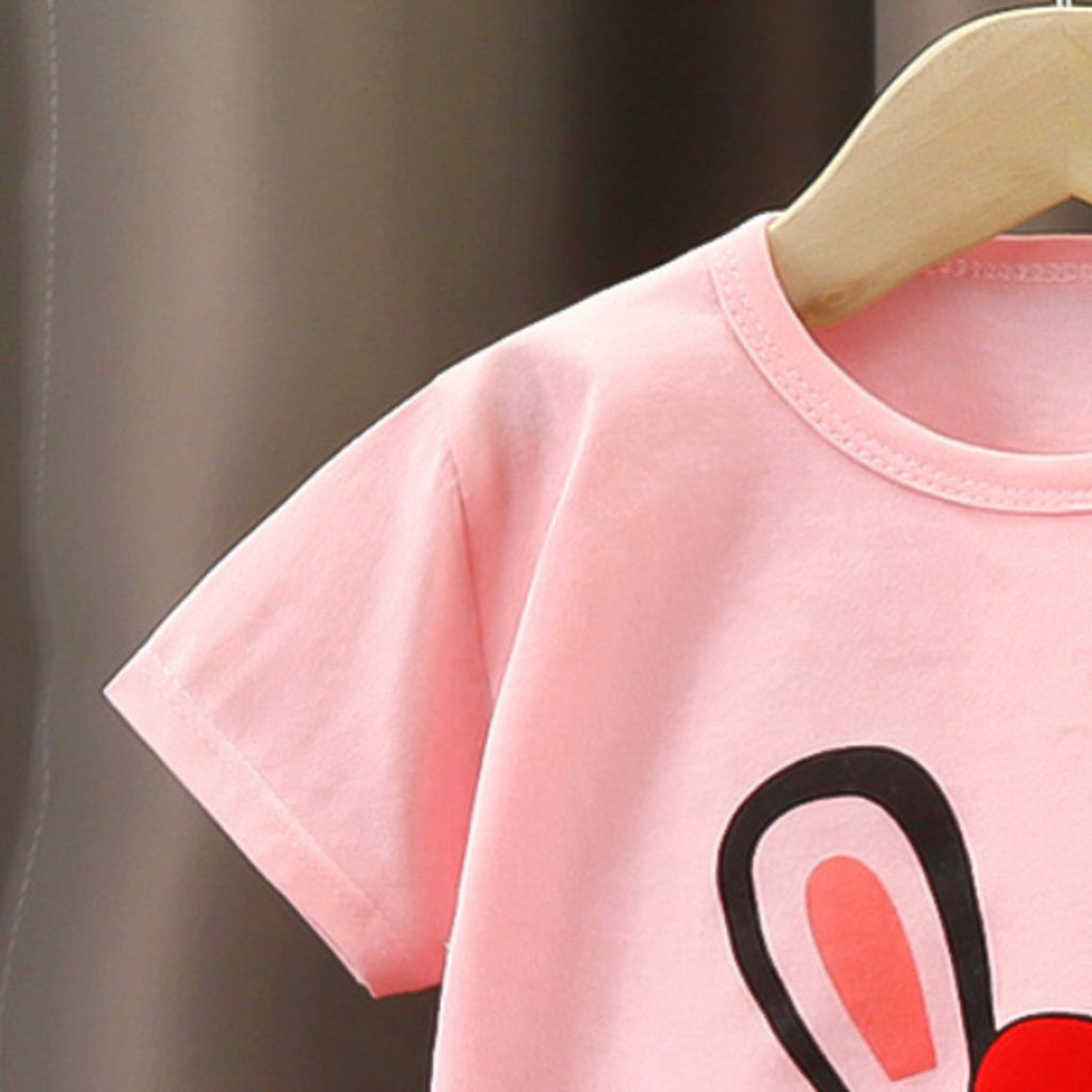 Minimalist Summer 2-Piece Unisex Baby Pajama Set, Ages 6-24 Months | Color: Style 1 | Image 3