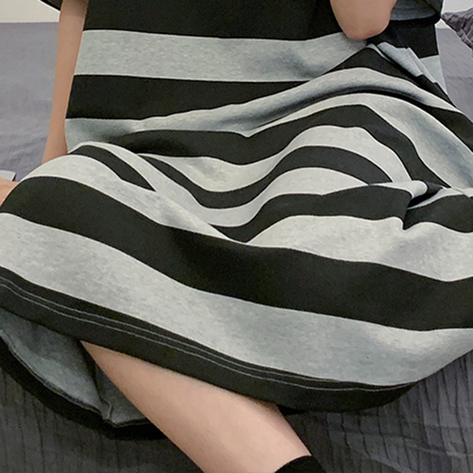 Sweet Feminine Summer Women 's Short  Sleeve Sleep Dress | Color: Style 4 | Image 3