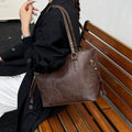 Modern Chic All-Season PU/Artificial Leather/Microfiber Leather Women's Handbags Other Bags | Color: Coffee | Image 1