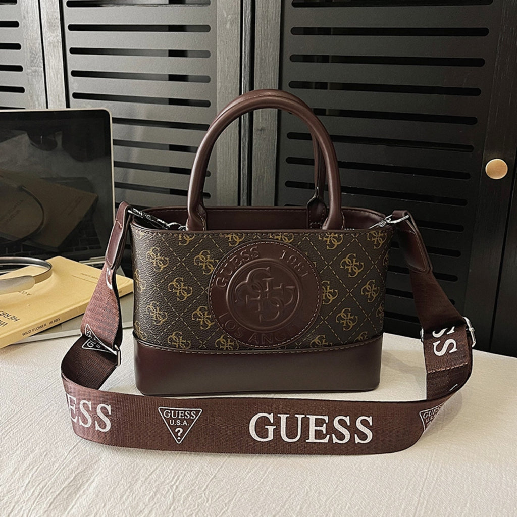 Modern Chic All-Season PU/Artificial Leather/Microfiber Leather, Cloth / Textile Women's Crossbody Bags Other Bags | Color: Coffee | Image 3