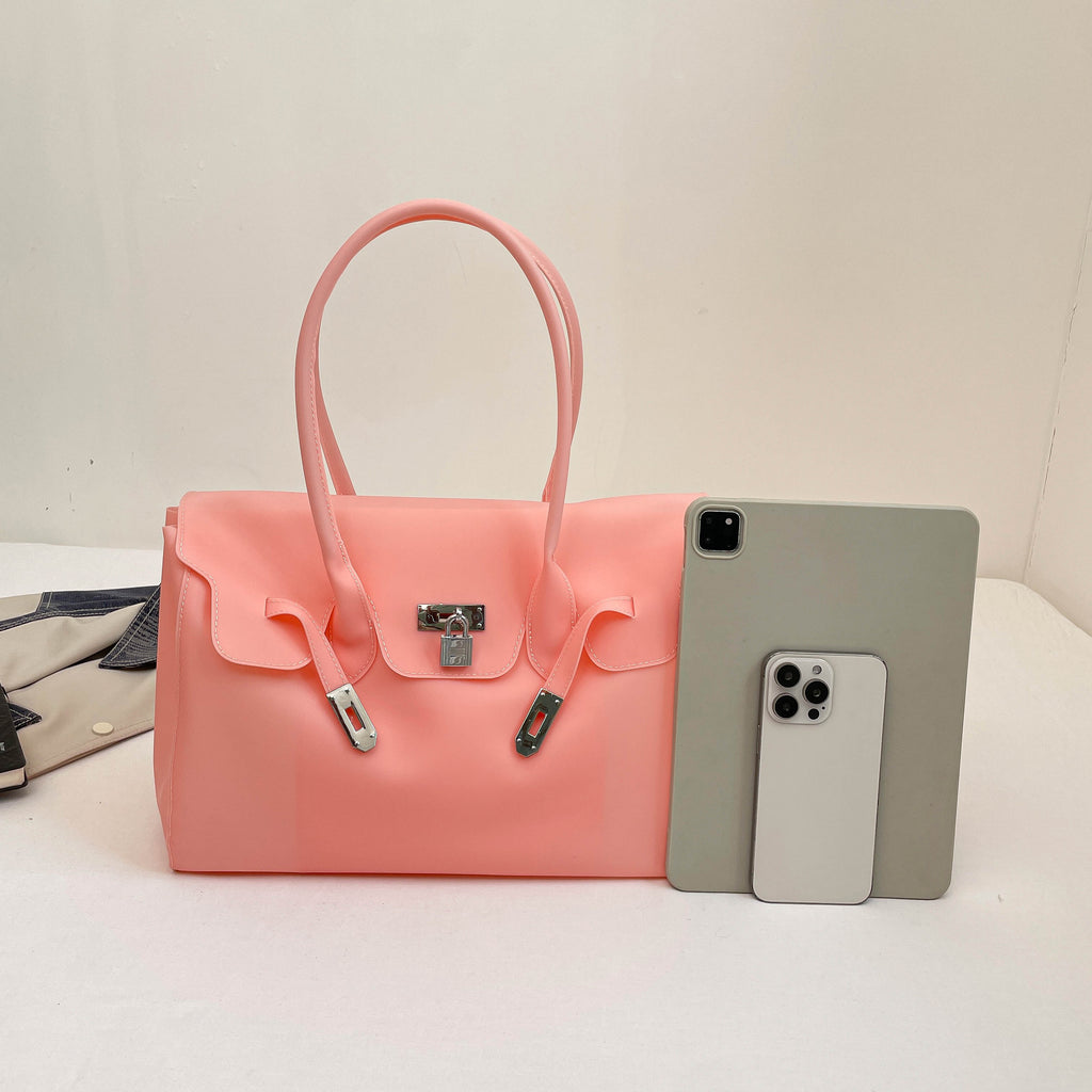 Trendy Summer Others Women's Shoulder Bags Tote Bags | Color: Pink | Image 2