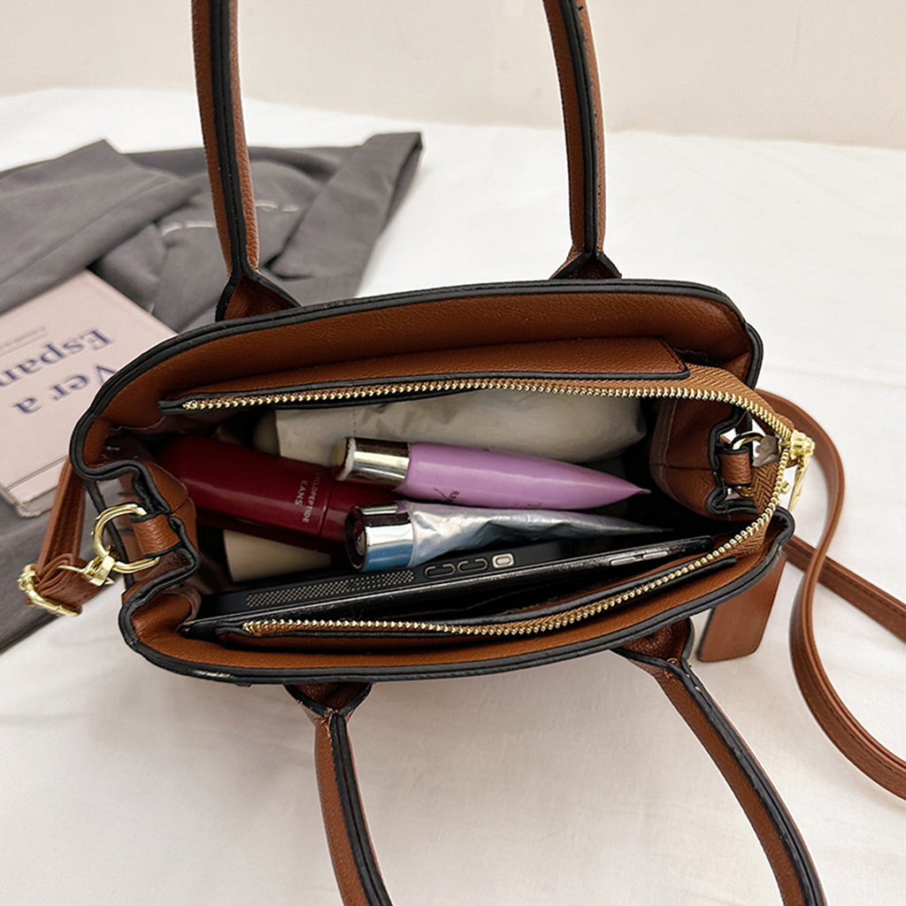 Modern Chic All-Season PU/Artificial Leather/Microfiber Leather Women's Handbags Other Bags | Color: Brown | Image 2