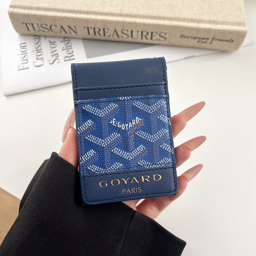 Modern Chic All-Season PU/Artificial Leather/Microfiber Leather Women's Functional Bags Card Pack | Color: Blue | Image 2