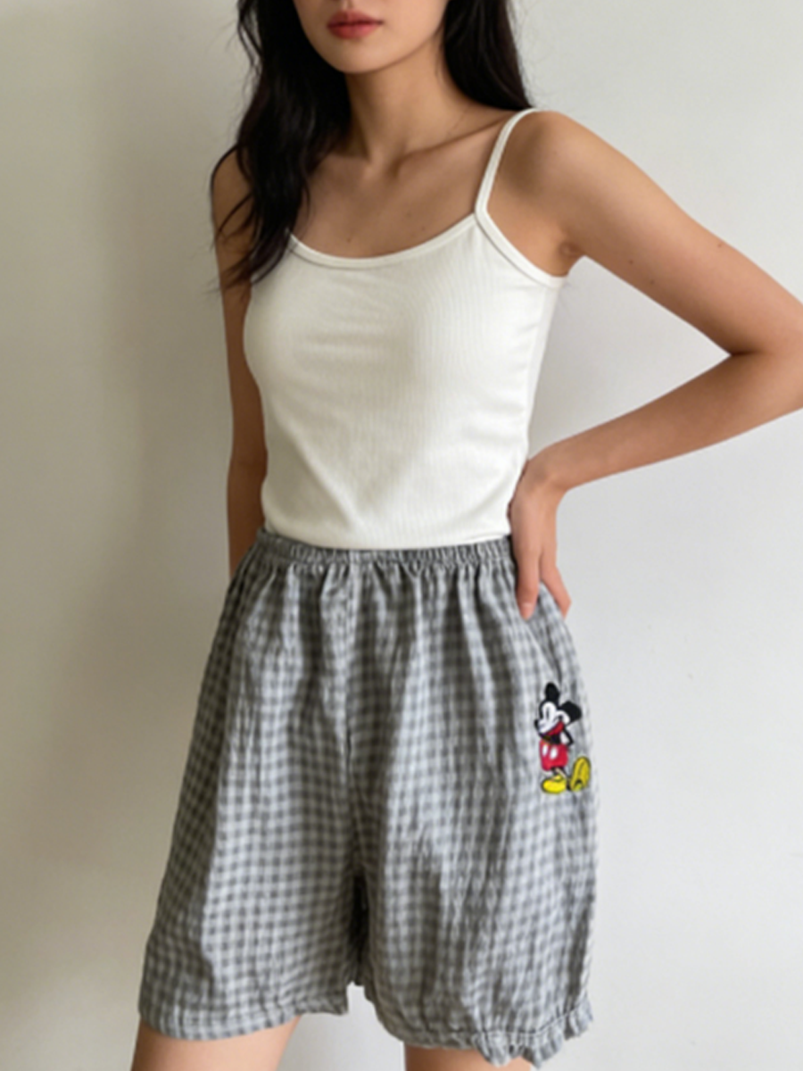 Sweet Feminine Summer 2 Pcs Women 's Sleeveless Sleep Set | Color: Style 2 | Image 1