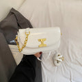 Modern Chic All-Season PU/Artificial Leather/Microfiber Leather Women's Shoulder Bags Other Bags | Color: White | Image 1