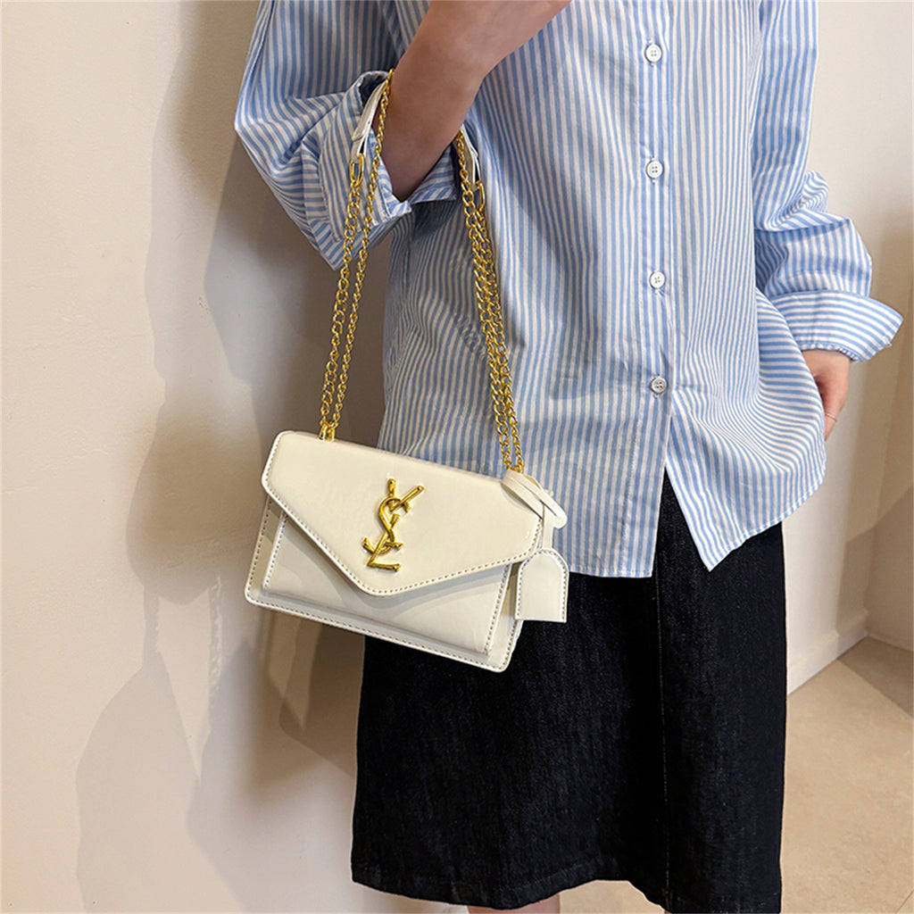Modern Chic All-Season PU/Artificial Leather/Microfiber Leather, Patent Leather/Glossy Women's Handbags Other Bags | Color: White | Image 2