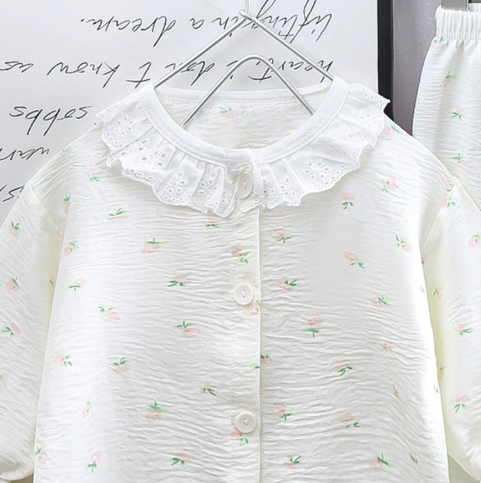 Sweet & Cute Summer 2-Piece Girls' Pajama Set, Ages 2-13 | Color: Style 1 | Image 3