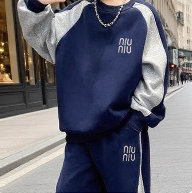 Modern Chic All-Season Casual Sporty Spring 2-Piece Boys' Pants Suit, Ages 6-14 | Color: Navy | Image 3