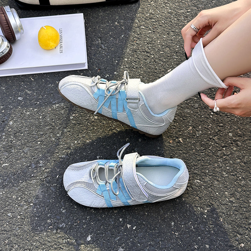 Modern Chic All-Season PU/Artificial Leather/Microfiber Leather Women's Casual Shoes | Color: Blue | Image 1