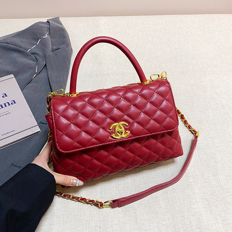 Modern Chic All-Season PU/Artificial Leather/Microfiber Leather Women's Handbags Other Bags | Color: Red | Image 1