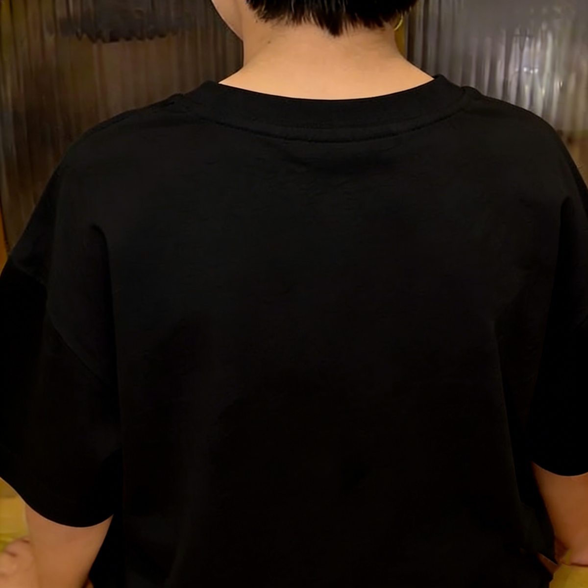 Casual Sporty Summer Unisex Kids' T-Shirt, Ages 2-9 | Color: Black | Image 3