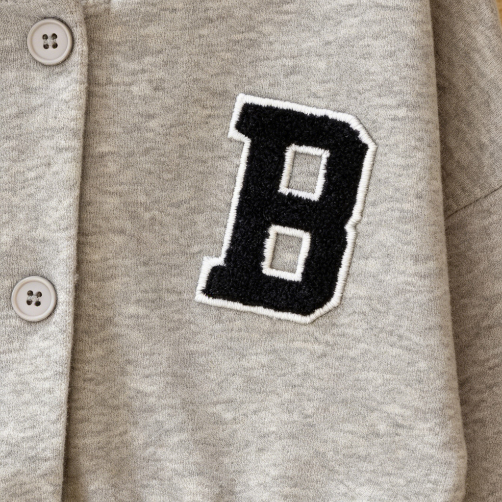 Modern Chic All-Season Trendy Autumn 2-Piece Girls' Pants Suit, Ages 2-9 | Color: Grey | Image 2