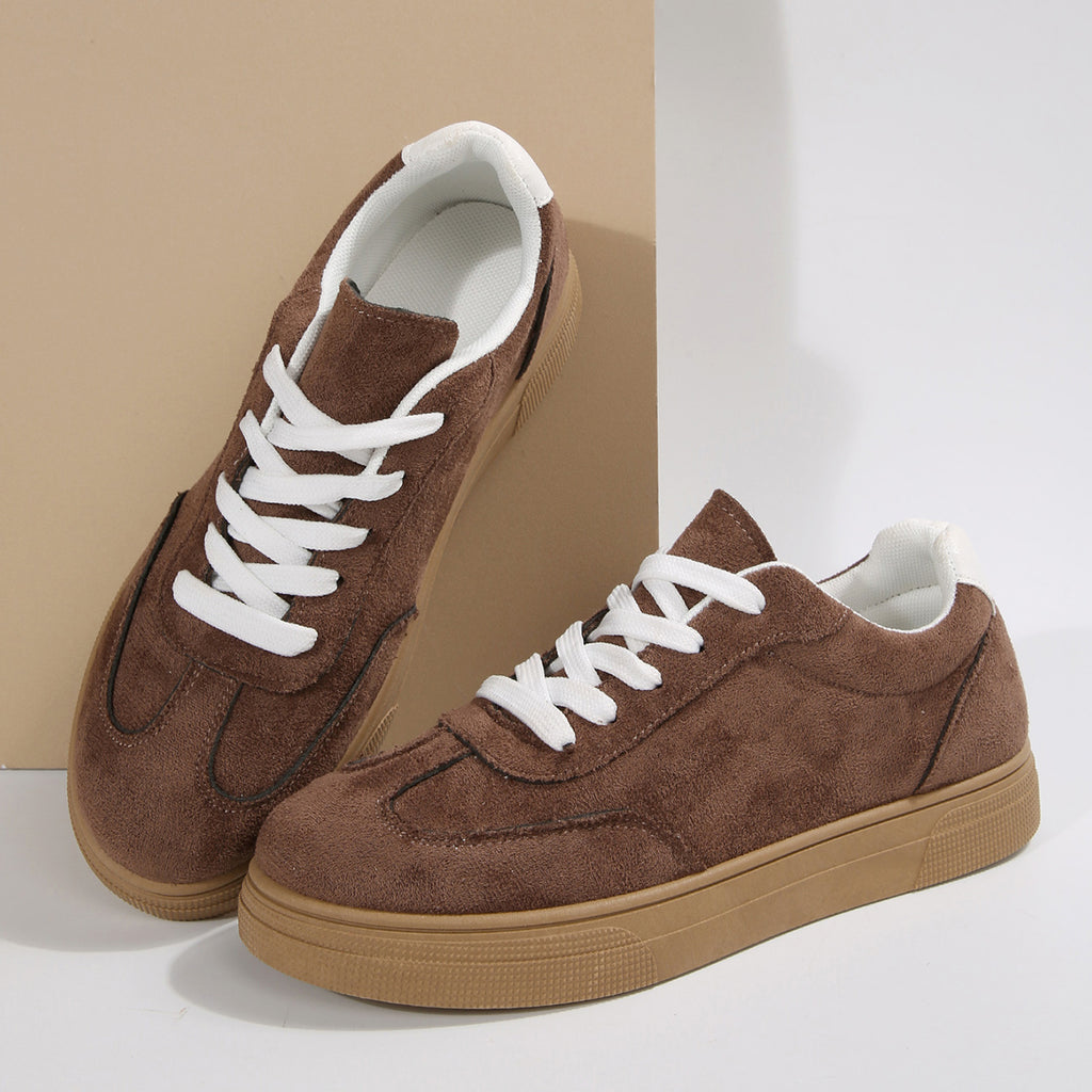 Modern Chic All-Season Cloth / Textile Women's Casual Shoes | Color: Brown | Image 2